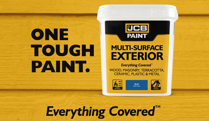 JCB Paint® – One Tough New Paint. Everything Covered™ - Factor 3